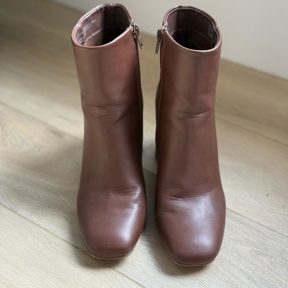 Brown Ankle Booties - Picture 6 of 9